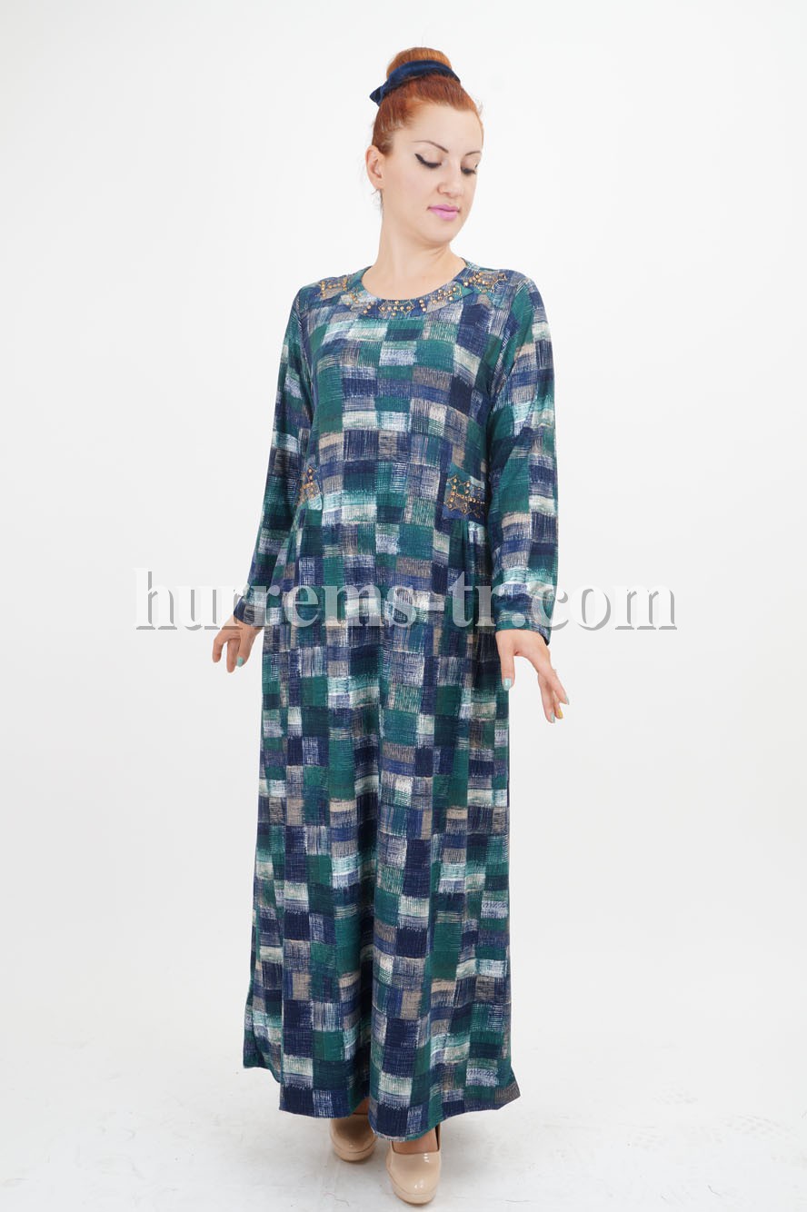 Модное платье с рисунком акварель от Hurrems Feride 
