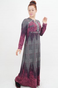 Купить платья оптом Классическая модель Hurrems Feride