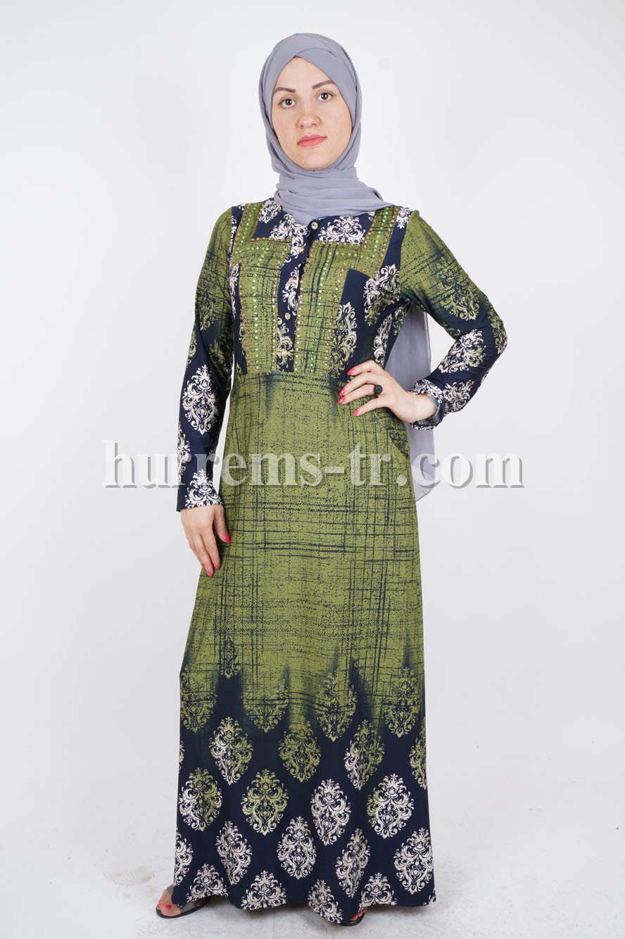 beaded hijab dress