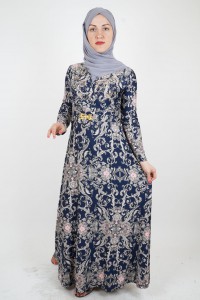 Beaded cross collar dress