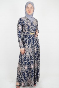 Beaded cross collar dress