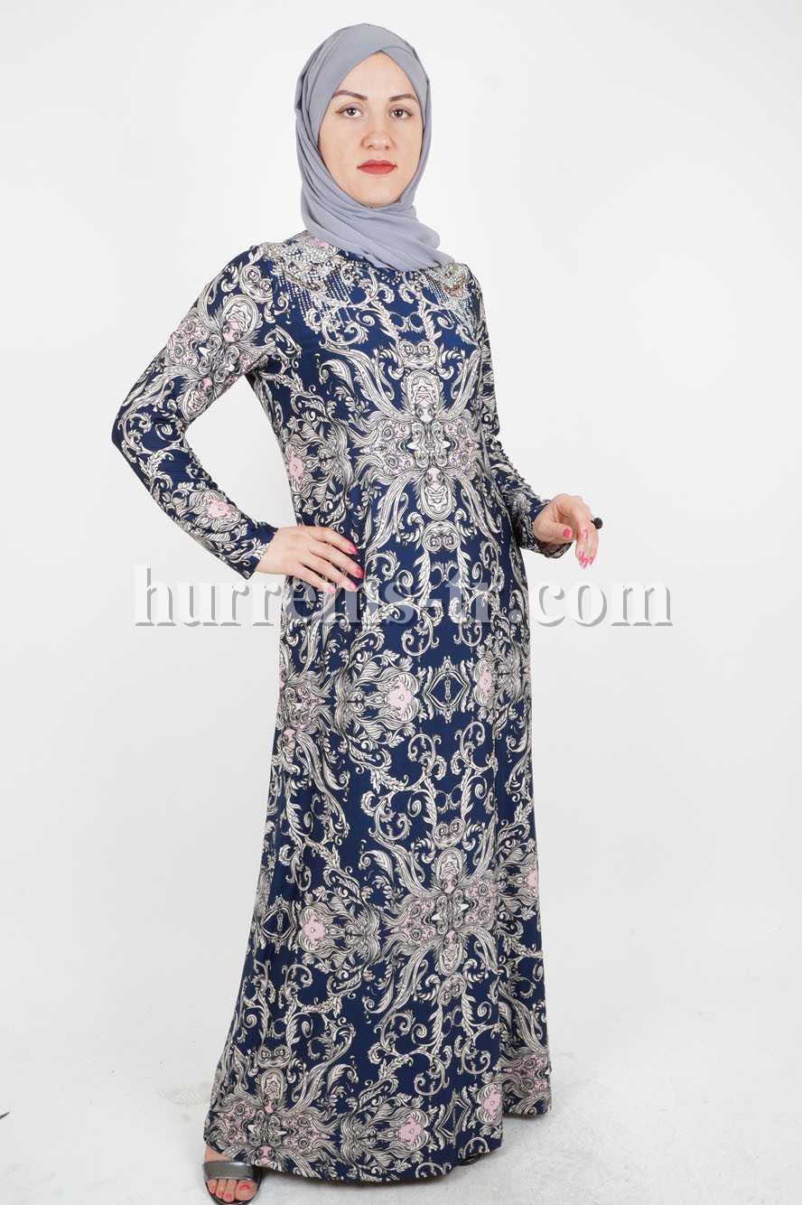 Classical hijab dress