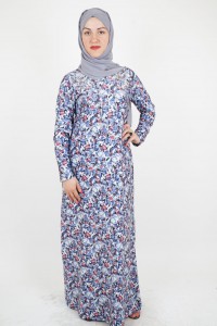 Flowered hijab dress