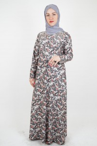 flowered hijab dress
