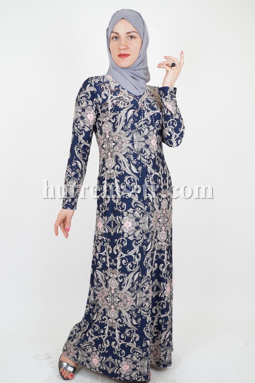 Classical hijab dress