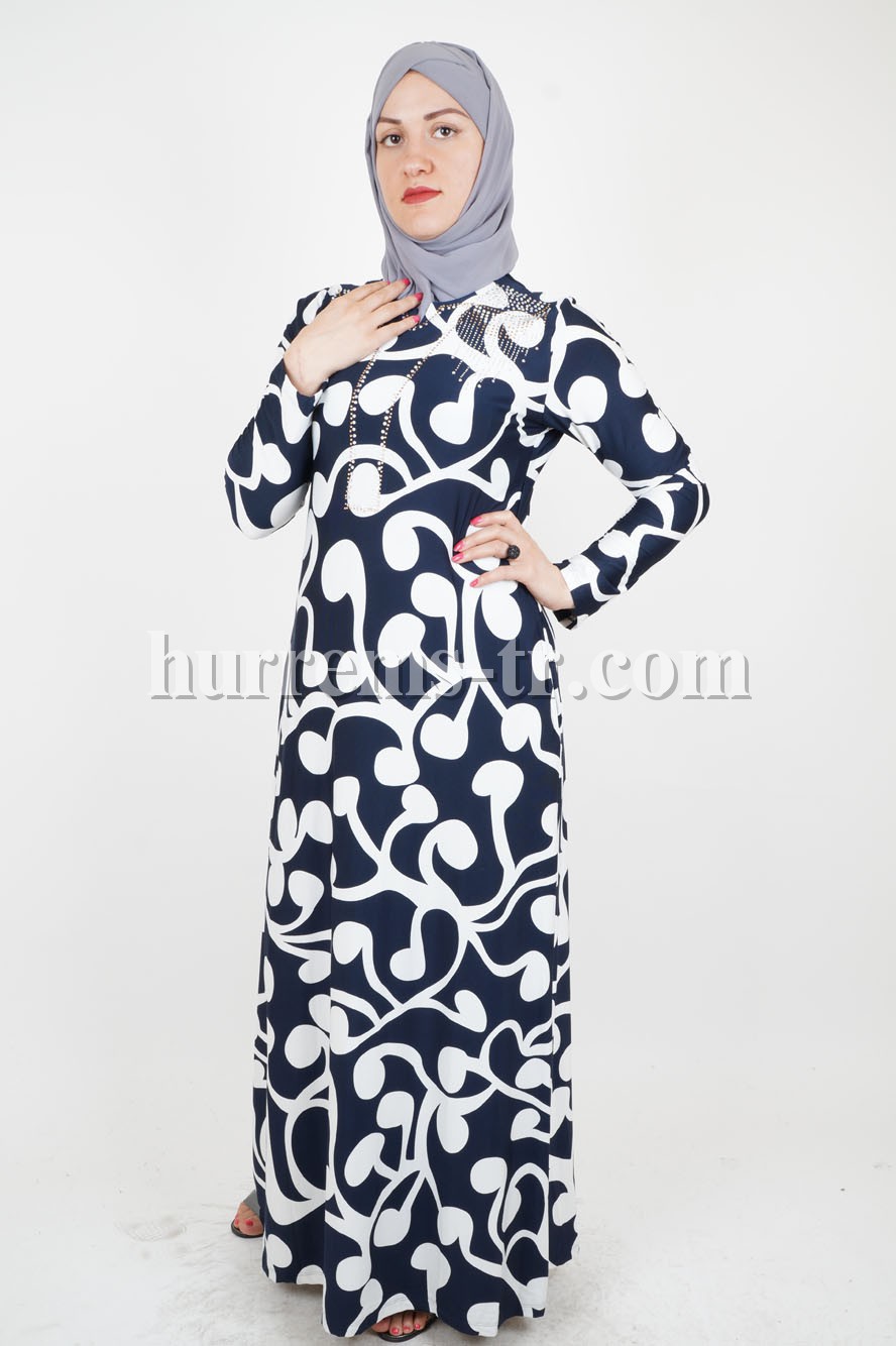 Beaded hijab dress