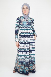 buttoned hijab dress