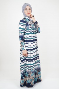 buttoned hijab dress