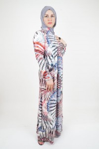 3D-Design hijab dress