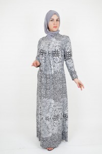 buttoned hijab dress