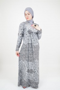 buttoned hijab dress