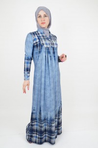 buttoned hijab dress