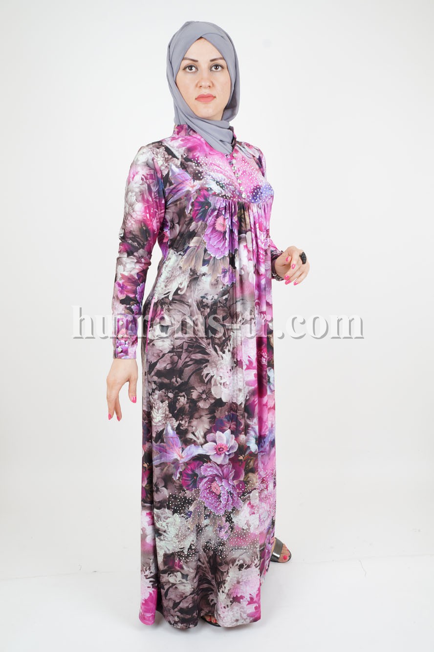 3D-Design flowered dress