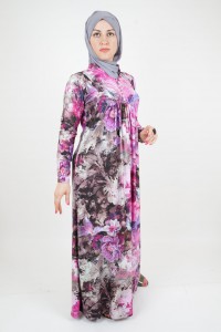 3D-Design flowered dress