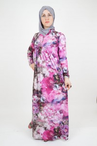 3D-Design flowered dress