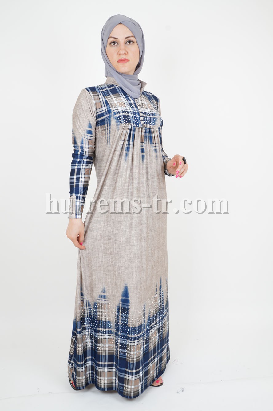 Square-dressed dress