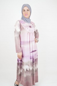 3D-Design hijab dress