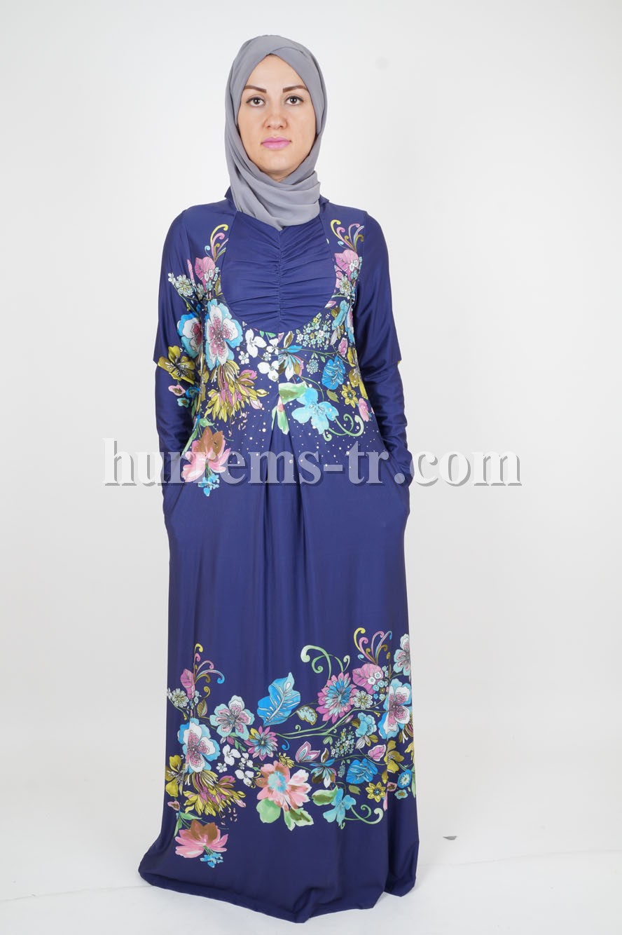 3D-Design hijab dress