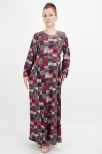 Модное платье с рисунком акварель от Hurrems Feride 